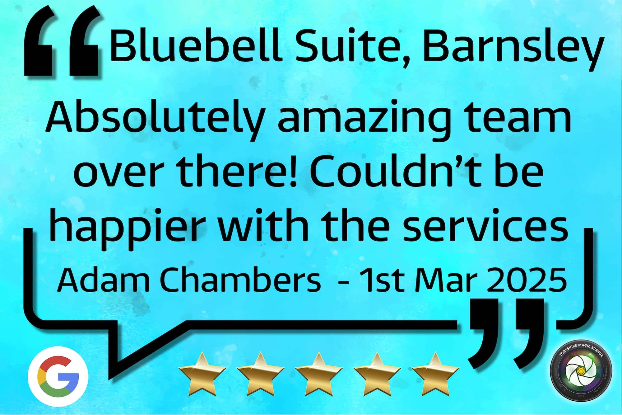 Adam Chambers Wedding Bluebell Suite Barnsley March 2025